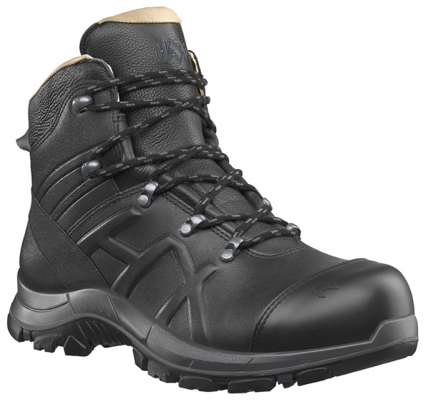 HAIX 610033-S3 Sicherheitsschuhe, hoch, BLACK EAGLE Safety 56 LL, MID BLACK, schwarz