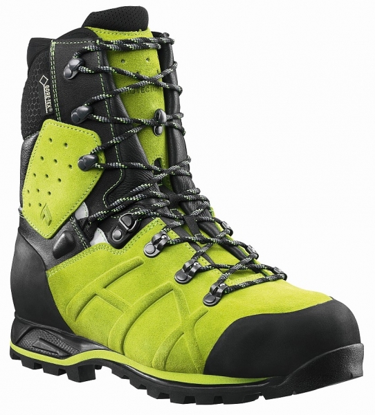 HAIX 603108-Schnittschutzschuhe, hoch, Klasse 2, PROTECTOR ULTRA LIME GREEN, grn