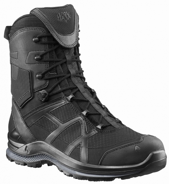 HAIX 330004-Arbeitsschuhe, hoch, BLACK EAGLE ATHLETIC 2.0 T HIGH/BLACK/SIDEZIPPER, schwarz