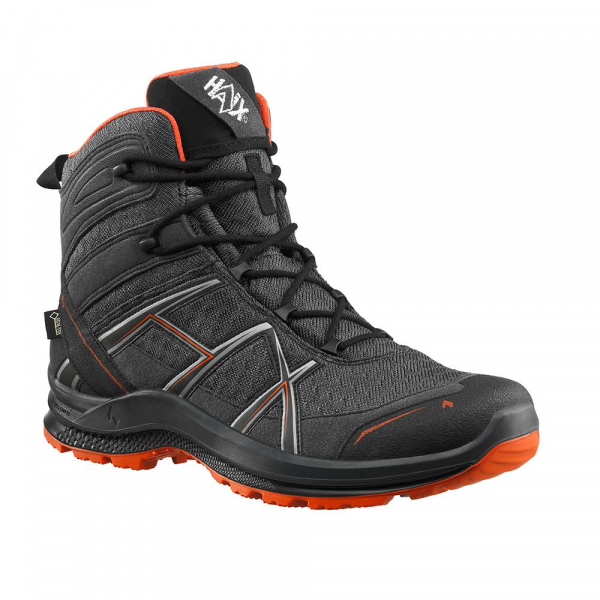 HAIX 330060-Freizeitschuh Mid, BLACK EAGLE Adventure 2.2 +GTX, grau/orange