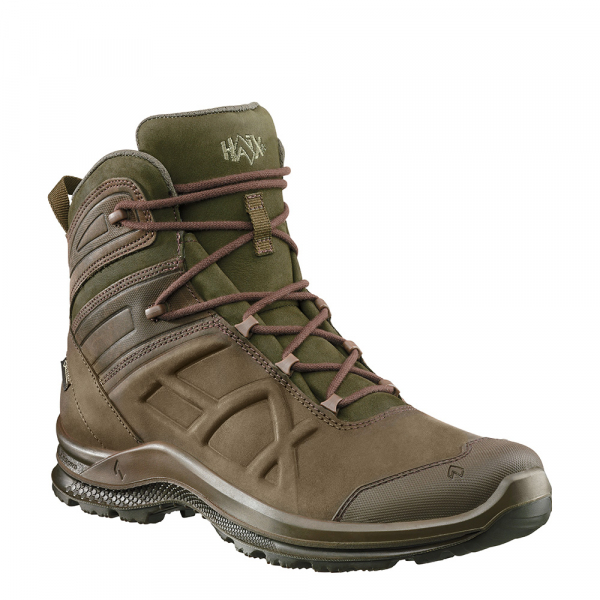 HAIX 340026-Damen-Freizeitschuh Mid, BLACK EAGLE Nature GTX, braun/grn