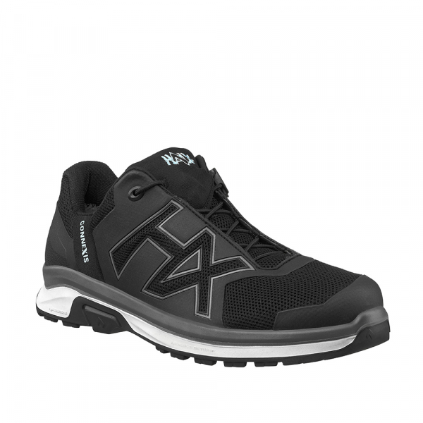 HAIX 360006-Damen-Freizeitschuh Low, CONNEXIS Go GTX, schwarz/silber