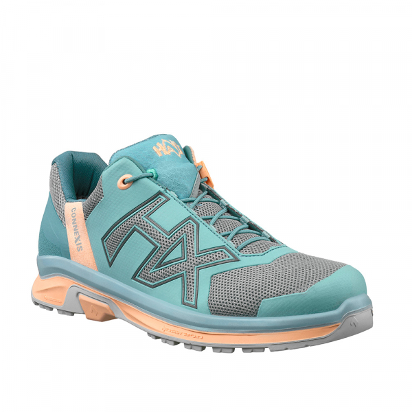 HAIX 360010-Damen-Freizeitschuh Low, CONNEXIS Go GTX, blau/orange