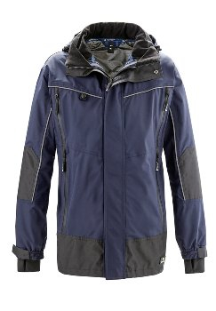 BIG-4-Protect-Wetterschutz-Jacke, PHILLY, Farbe: navy/schwarz
