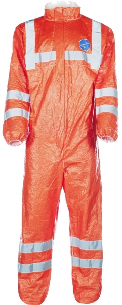 ASATEX-TYVEK 500 HV 125 Warnschutzoverall TY500HV, leuchtorange, VE = 25 Stk.