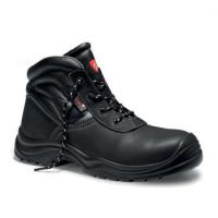 JORI-S3-Sicherheits-Arbeits-Berufs-Schuhe, Schnrstiefel, hoch, BASIC Compo Mid S3, schwarz