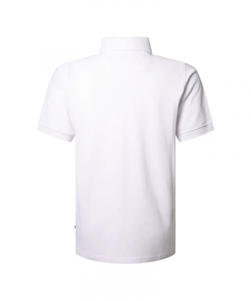 Pionier-Poloshirt mit Brusttasche, Wei�