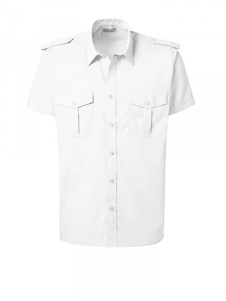 Pionier-Pilothemd SK 1/2, weiß