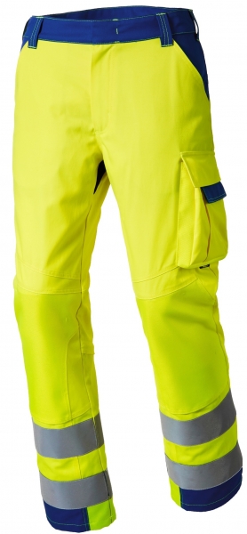 PIONIER-Warnschutz-Bundhose, CONVIS, warngelb/marine