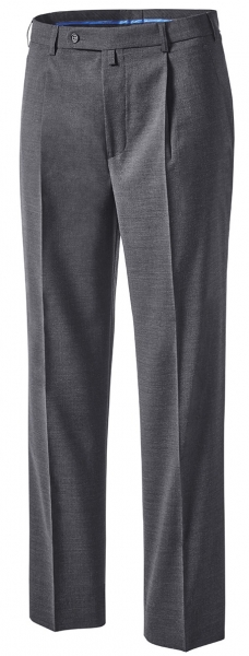 PIONIER-Herren Bundfaltenhose, BUSINESS FASHION, anthrazit