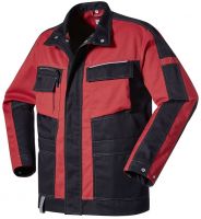 PIONIER-Arbeits-Berufs-Bund-Jacke, ca. 245g/m, schwarz/rot