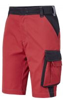 PIONIER-Bermuda, Arbeits-Berufs-Shorts, ca. 245g/m, schwarz/rot