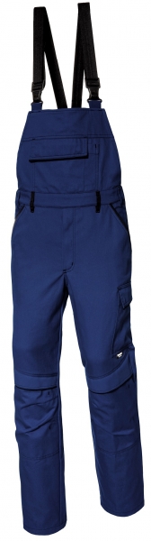 PIONIER-Latzhose, Cotton Pure, marine/schwarz