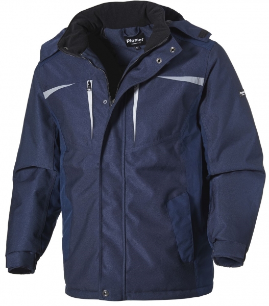 PIONIER-Winterjacke, Outdoor, marineblau