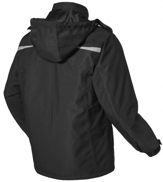 PIONIER-Winterjacke, Outdoor, schwarz