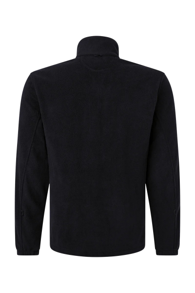Pionier-Micro Flece Jacke, Schwarz