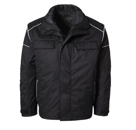 PIONIER-Damen Blouson mit Reflexsilber, OUTDOOR, schwarz