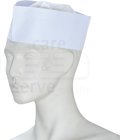 WIROS-Einweg-Schiffchen, Einmal-Schiffchen, Papier, Schwei�band, Spenderbox, Pkg � 100 St�ck, VE = 1000 St�ck, wei�