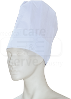 WIROS-Einweg-Kochm�tze, Einmalm�tze, Papier, Block Dekorfalten, Schwei�band, Pkg � 10 St�ck, VE = 250 St�ck, wei�