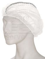 WIROS-Einweg-Vlies-Hauben, Einmalhauben, Clip, Aluminium Detektorstreifen, Pkg � 100 St�ck, VE = 1000 St�ck, wei�