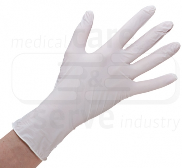 WIROS-Hand-Schutz, Einweg-Nitril Handschuhe, puderfrei, premium, Spenderbox, Pkg � 100 St�ck, VE = 10 Pkg, wei�