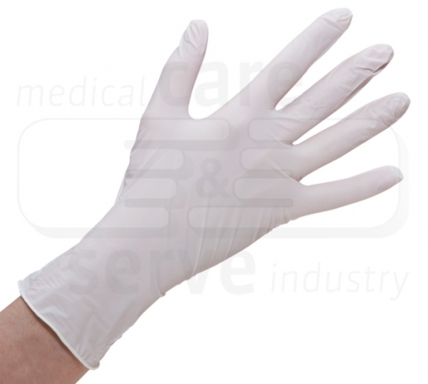 WIROS-Hand-Schutz, Einweg-Nitril Handschuhe, puderfrei, premium, Spenderbox, Pkg � 100 St�ck, VE = 10 Pkg, wei�