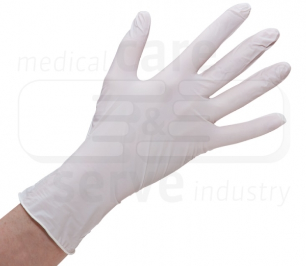 WIROS-Hand-Schutz, Einweg-Nitril Handschuhe, puderfrei, premium, Spenderbox, Pkg � 100 St�ck, VE = 10 Pkg, wei�