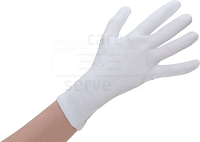 Baumwoll-Arbeits-Handschuhe, Feinstrick, premium, Polybeutel, Pkg. � 12 Paar, VE: 600 Paar, wei�