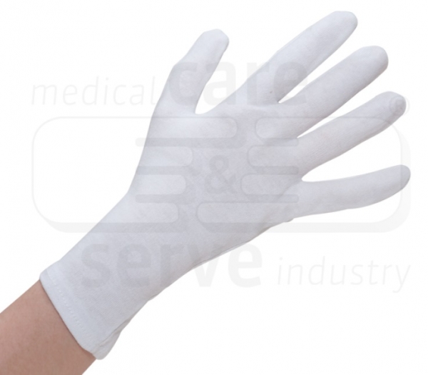 WIROS-Baumwoll Handschuhe, feinstrick, premium, Polybeutel, Pkg. � 12 Paar, VE: 600 Paar, wei�