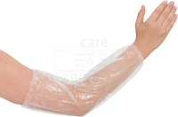 WIROS-Jobwear, Einweg-PE-�rmelschoner, Einmal-Armschoner, Gummiz�ge, 0,018 mm, 20 x 40 cm, Pkg � 100 St�ck, VE = 2000 St�ck, transparent