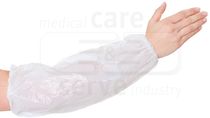 WIROS-Jobwear, Einweg-PE-�rmelschoner, Einmal-Armschoner, Clip, Pkg. � 100 St�ck, VE = 2000 St�ck, wei�