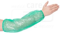 WIROS-Jobwear, Einweg-PE-�rmelschoner, Einmal-Armschoner, Clip, 20 x 40 cm, Pkg. � 100 St�ck, VE = 2000 St�ck, gr�n