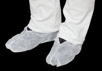 WIROS-Jobwear, Einweg-Vlies-Überschuhe, Einmal-Schuhe, premium, 35 g/m², 17 x 41 cm, Pkg á 100 Stück, VE = 2000 Stück, weiß