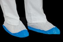 WIROS-Jobwear, Einweg-Vlies-Überschuhe, Einmal-Schuhe,premium plus, CPE Sohle, 40 g/m², 16,5 x 42 cm, Pkg á 50 Stück, VE = 1 Pkg, weiß