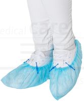 WIROS-Jobwear, Einweg-Vlies-Überschuhe, Einmalschuhe, für quickfit compact Spender, 15 x 50 cm, Pkg á 80 Stück, VE = 2000 Stück, blau