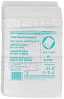 WIROS-Hygiene, Einweg-Vlies Wasch-Handschuhe, einseitig offen, rechteckig, 75 g/m², Pkg. á 50 Stück, VE: 1000 Stück, weiß