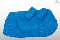 care&serve-Hygiene, Einweg CPE Matratzen-Überzug, gehämmert, Gummizug, 0,05 mm, Polybeutel, 90 x 210 x 20 cm, Pkg. á 10 Stück, VE: 100 Stück,