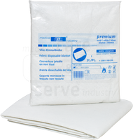 care&serve-Hygiene, care&serve Vlies Decken, für Notfälle + Rettungseinsätze, Polybeutel, 110 x 200 cm, VE: 50 Stück, weiß