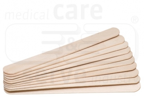 WIROS-Einweg-Mundspatel premium plus, Birkenholz, glatt, abgerundet, Spenderbox, Pkg. � 100 St�ck, VE: 5000 St�ck, natur