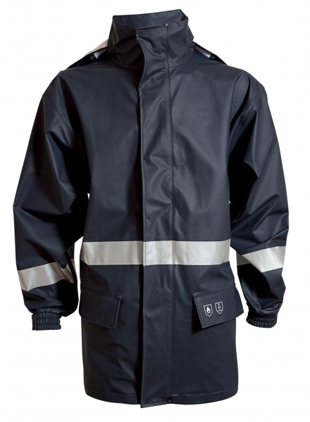 ELKA-Regen-Nässe-Wetter-Schutz-Jacke, DRY ZONE OFFSHORE, 200g/m², marine