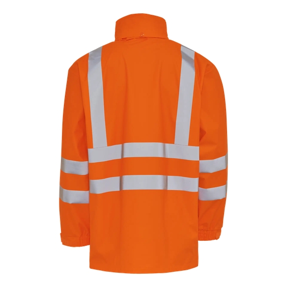 ELKA-Regen-N�sse-Wetter-Schutz-Jacke,EN 471, DRY ZONE OFFSHORE, 200g/m�, warnorange