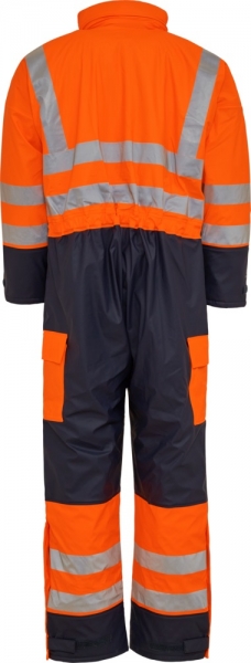 ELKA-Thermo Overall, EN 20471, DRY ZONE VISIBLE, warnorange/marine