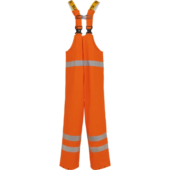 ELKA Warn-Schutz-Arbeits-Berufs-Latz-Hose Dry Zone EN 471, warnorange