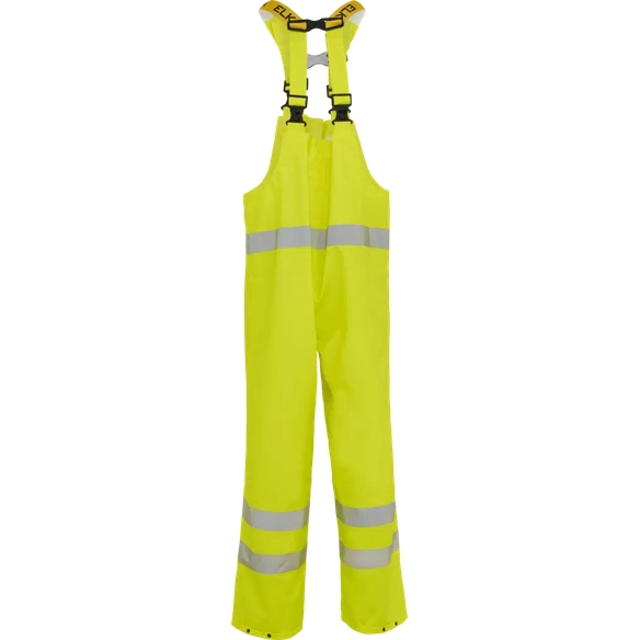 ELKA Warn-Schutz-Arbeits-Berufs-Latz-Hose Dry Zone EN 471, warngelb