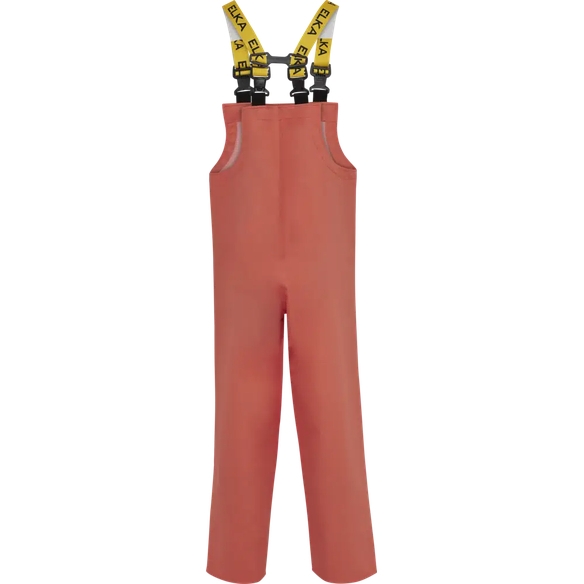 ELKA -Regen-N�sse-Wetter-Schutz, Arbeits-Berufs-Latzhose, PVC Light, orange