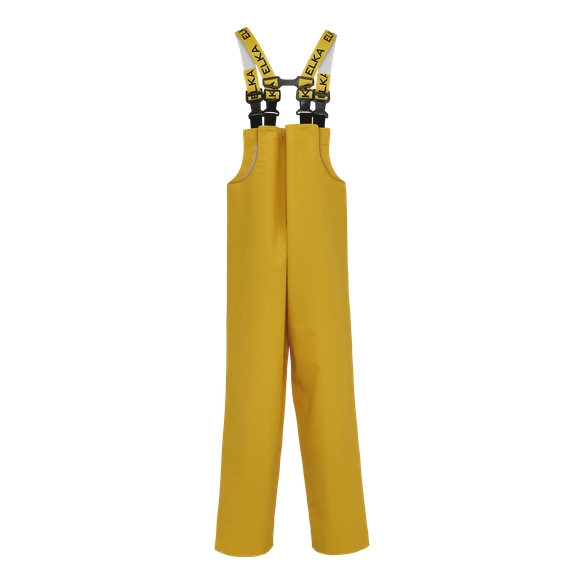 ELKA-Regen-N�sse-Wetter-Schutz, Arbeits-Berufs-Latzhose, PVC Light, gelb