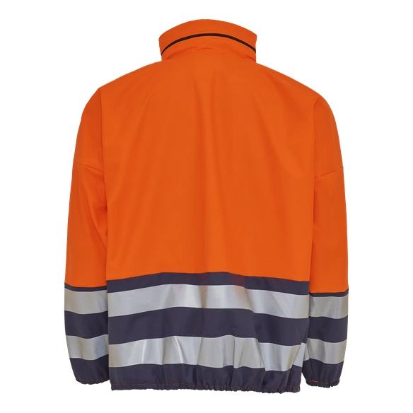 ELKA Warn-Schutz-Arbeits-Berufs-Jacke, mit Rei�verschluss, Elka Xtreme EN 471, war