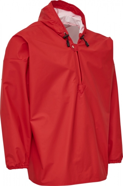 ELKA-Regen-Nässe-Wetter-Schutz-Cleaning-Schlupf-Jacke, 240g/m², rot