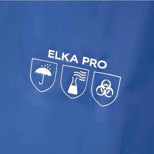 ELKA-Regen-N�sse-Wetter-Schutz, Arbeits-Berufs-Latzhose, Cleaning, cobalt