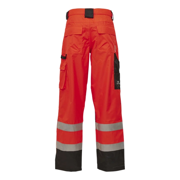 ELKA Warn-Schutz-Bund-Hose, Arbeits-Sicherheits-Berufs-Hose,  Visible Xtreme, warnrot/schwarz